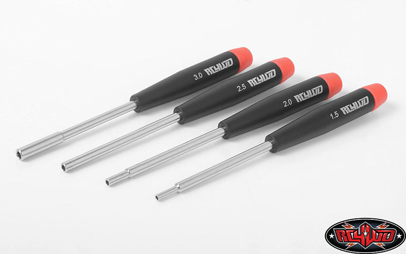 เครื่องมือ Z-F0030 : RC4WD ชุดบล๊อคไขควง 4 ชิ้น METRIC HEX