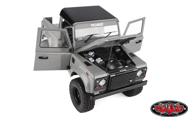 รถสเกลพร้อมเล่น Z-RTR0065 :RC4WD Gelande II RTR พร้อมชุดตัวถัง Land Rover Defender D90 ปี 2015 (สีเทา) - Image 24