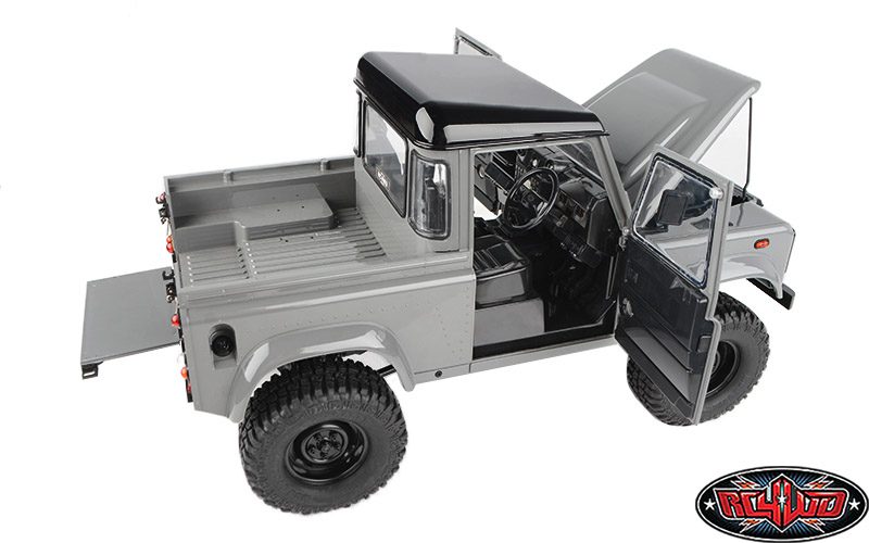 รถสเกลพร้อมเล่น Z-RTR0065 :RC4WD Gelande II RTR พร้อมชุดตัวถัง Land Rover Defender D90 ปี 2015 (สีเทา) - Image 23