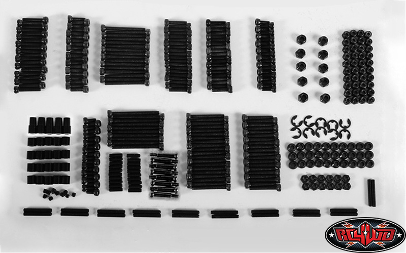 น๊อต – Screw Z-S0838 : Scaler & Crawler Screws & Support Bag (Black)