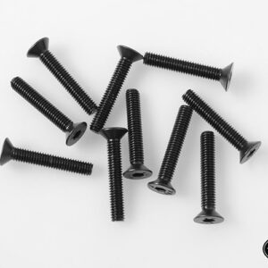 น๊อต Z-S1772 : RC4WD STEEL FLAT HEAD SOCKET CAP SCREWS M3 X 18MM (10)