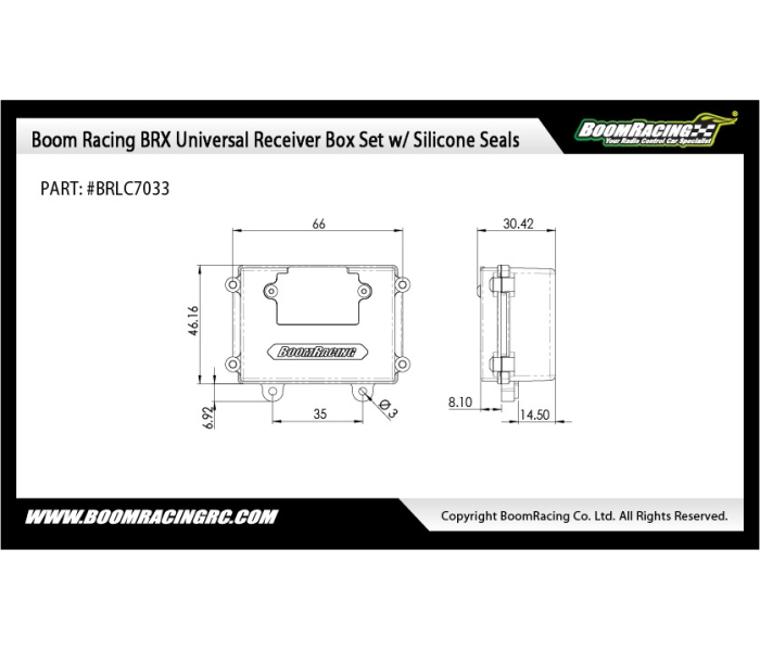 อื่นๆ BRLC7033 : Boom Racing กล่องพลาสติกใส่รีซีฟ - Image 7