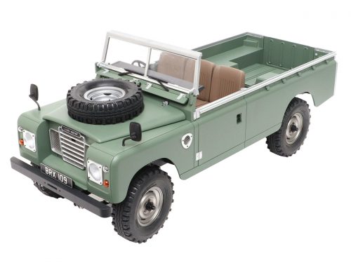 ของแต่ง – Scale Accessories BRX02320 : Boom Racing Land Rover® Series ฝากระโปรงพร้อมล้ออะไหล่และยางสำหรับ BRX02 109 - Image 2