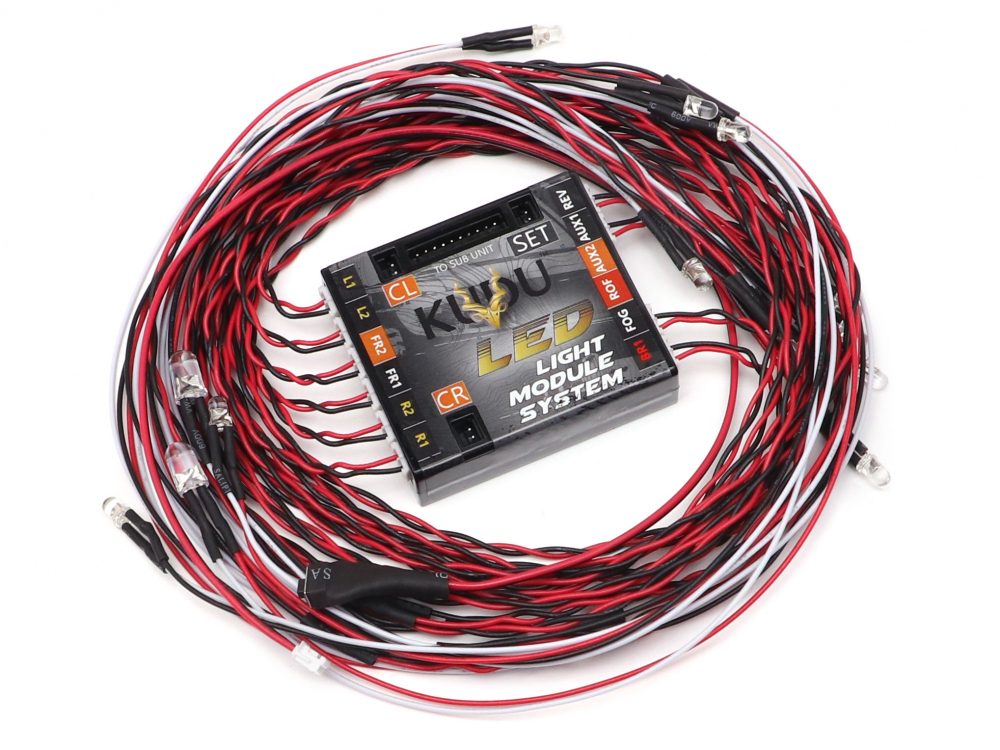 ไฟ - Light BRTLB001 : Boom Racing KUDU™ ชุดหลอดไฟ 10 ดวงสำหรับ BRX02 Series Land Rover และ BRX02 109 - Image 2