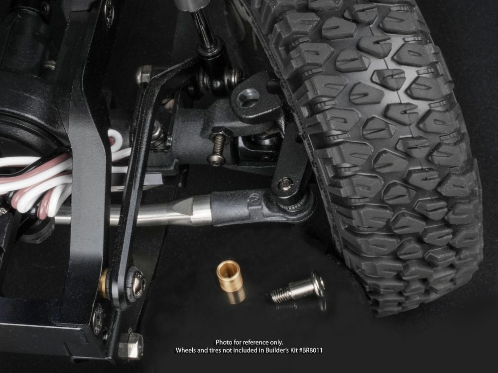รถสเกลชุดคิท BR8011 : BOOMRACING ชุดคิทสำหรับสร้างรถสเกล 1/10 ขับเคลื่อน 4 ล้อ พร้อมฐานล้อปรับได้ - Image 4
