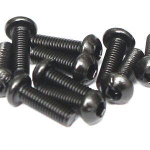 น๊อต – Screw BRASBH3010 : Boom Racing M3x10mm หัวกลม 12.9 สกรูชุบนิกเกิลเกรด (10)