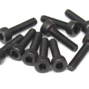 น๊อต BRASCH2008 : Boom Racing M2x8mm Socket Cap Screw 12.9 Grade Nickel Plated Screws (10)