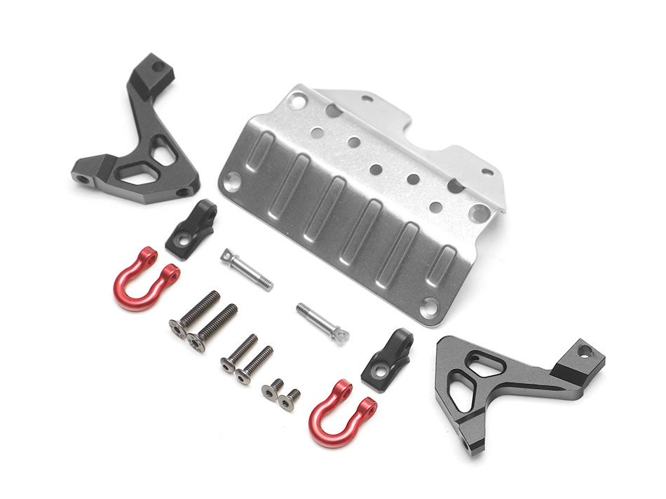 ของแต่ง BRX020069 : Boom Racing KUDU™ Skidplate หน้า พร้อมห่วงลาก สำหรับ BRX02 Link Version for BRX02