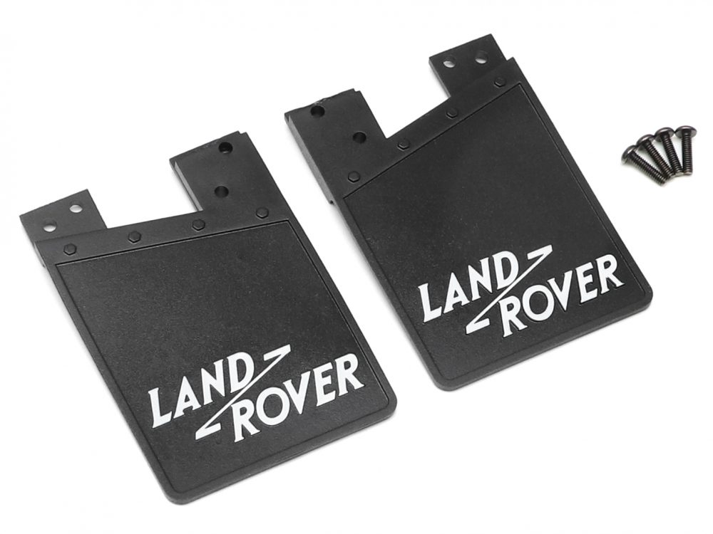 ของแต่ง – Scale Accessories BRX02330W : Boom Racing แผ่นยางกันโคลนแบบคลาสสิกสำหรับ Series Land Rover ตัวหนังสือสีขาวสำหรับ BRX02 109