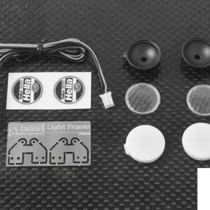 ไฟ - Light VVV-C0222 : 1/10 Rally 3000 Hella โคมไฟแบบกลมพร้อมหลอด LED