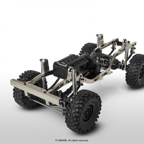 แชสซีร์ GM52400 : GMADE ชุดแชสซีร์พร้อมแหนบ ฐานล้อ 287 มม.สีแดง - Image 3
