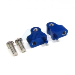 ของแต่ง CC070F/MB : GPM Racing ขายึดอลูมิเนียม สำหรับ Front Damper 2 Pieces Set Blue for Tamiya Verity