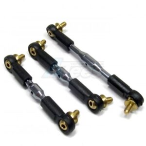 ของแต่ง CC160GMBK : GPM Racing ลิ้งค์เซอร์โว สี Gun Metal สำหรับ Tamiya CC01