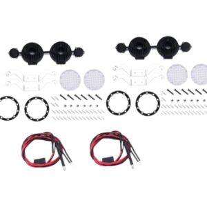 ไฟ ZSP057BK : GPM Racing ไฟหลังคา สปอตไลท์ 4 ดวง ขอบสีดำ