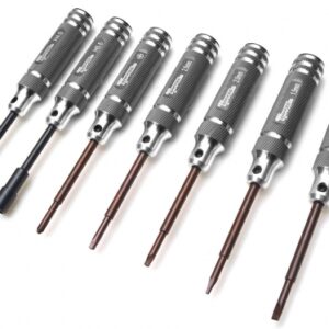 เครื่องมือ - Tools BRQ90283GM : Team Raffee Co. ชุดเครื่องมือ(7 ชิ้น ) พร้อมกระเป๋าสี Gun Metal