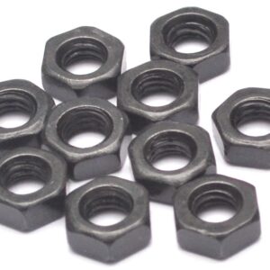 น๊อต TRC/S05001M4BK : Team Raffee Co. Aluminum Steel Hex Nuts M4 (10) Black