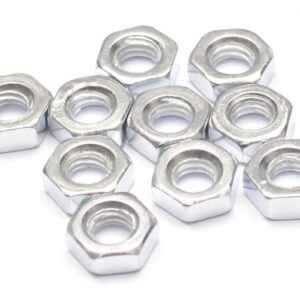 น๊อต TRC/S05001M4S : Team Raffee Co. Aluminum Steel Hex Nuts M4 (10) Silver