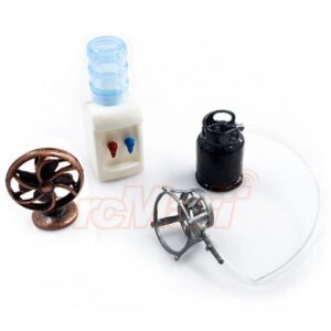 ของแต่ง YA-0363 : Yeah Racing 1/10 RC Crawler Camping Accessory Combo w/ LPG Cylinder, Gas Burner, Fan, Water Machine