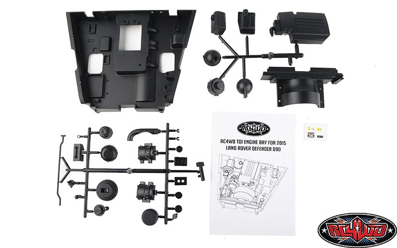 เครื่องยนต์ Z-B0256 : RC4WD ชุดห้องเครื่อง TDI RC4WD สำหรับ Land Rover Defender D90 ปี 2015 - Image 3