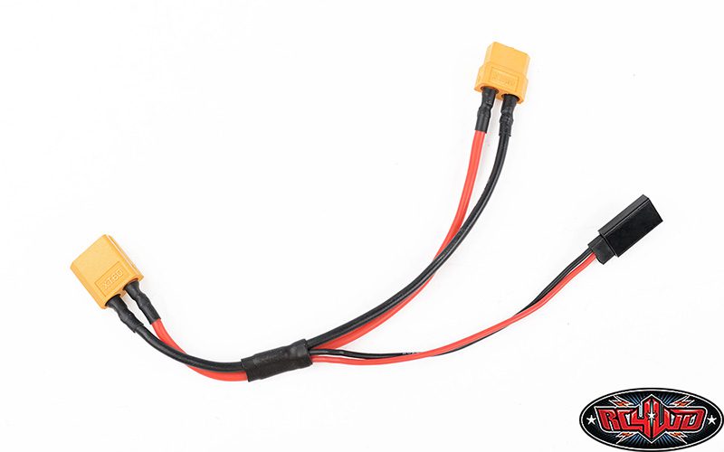 ไฟ Z-E0139 : RC4WD สายแยกแบบ Y พร้อมหัวต่อ **XT60** สำหรับ ไฟหลังคา