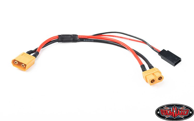 ไฟ Z-E0139 : RC4WD สายแยกแบบ Y พร้อมหัวต่อ **XT60** สำหรับ ไฟหลังคา - Image 2