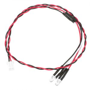 ไฟ BRKU-R3YE2P-35 : Boom Racing KUDU™สายไฟ LED (3 มม. สีเหลือง 2P, ยาว 35 ซม.)