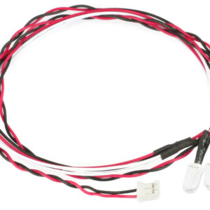 ไฟ BRKU-R5CW2P-60 : Boom Racing KUDU™.สายไฟ LED (5 มม. แสงขาว 2P, ยาว 60 ซม.)