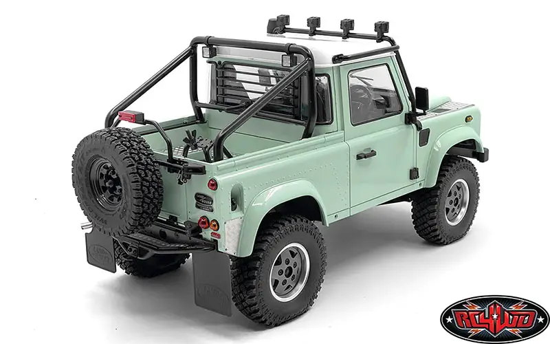 โรลบาร์ VVV-C1089 : CCHAND โรลบาร์พร้อมไฟส่องสว่าง สำหรับ RC4WD Gelande II 2015 Land Rover Defender D90 (แบบปิคอัพ) - Image 4
