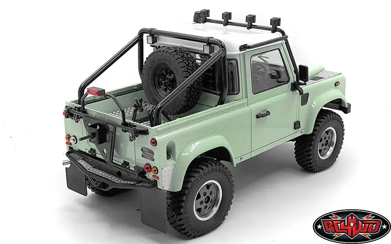 โรลบาร์ VVV-C1089 : CCHAND โรลบาร์พร้อมไฟส่องสว่าง สำหรับ RC4WD Gelande II 2015 Land Rover Defender D90 (แบบปิคอัพ) - Image 3