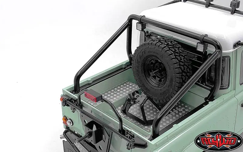 โรลบาร์ VVV-C1089 : CCHAND โรลบาร์พร้อมไฟส่องสว่าง สำหรับ RC4WD Gelande II 2015 Land Rover Defender D90 (แบบปิคอัพ) - Image 2