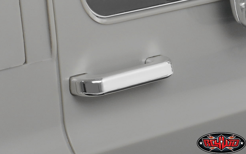 ชุดแต่งบอดี้แข็ง Z-B0104 : RC4WD ชุดชิ้นส่วนมือจับโครเมียมและที่ยึดไฟ LED ของรถ RC4WD Chevrolet Blazer และ K10 - Image 2