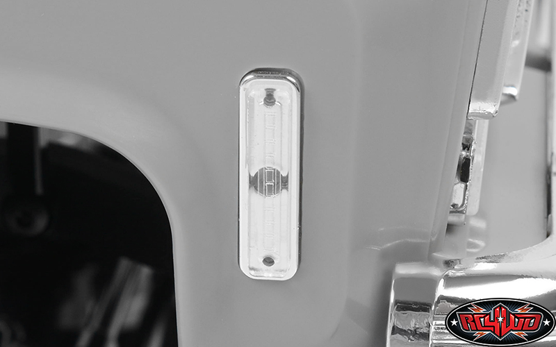 ชุดแต่งบอดี้แข็ง Z-B0104 : RC4WD ชุดชิ้นส่วนมือจับโครเมียมและที่ยึดไฟ LED ของรถ RC4WD Chevrolet Blazer และ K10 - Image 4