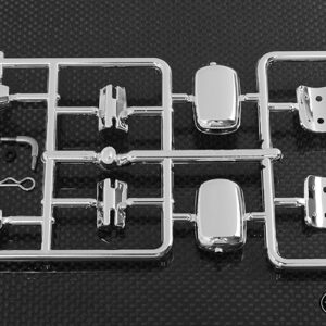 ชุดแต่งบอดี้แข็ง Z-B0106 : RC4WD ชุดประกอบกระจกมองหลังและไฟท้ายโครเมียมของรถ RC4WD Chevrolet Blazer และ K10