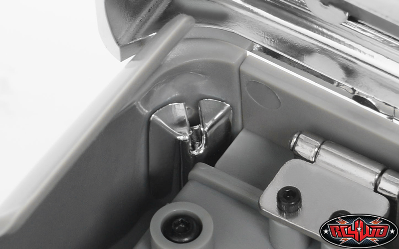 ชุดแต่งบอดี้แข็ง Z-B0106 : RC4WD ชุดประกอบกระจกมองหลังและไฟท้ายโครเมียมของรถ RC4WD Chevrolet Blazer และ K10 - Image 5