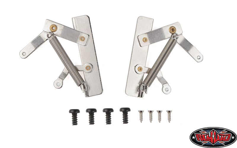 ชุดแต่งบอดี้แข็ง Z-S0157 : RC4WD ชุดบานพับฝากระโปรงแบบมีสปริงสำหรับรถ RC4WD Chevrolet Blazer และ K10 - Image 4