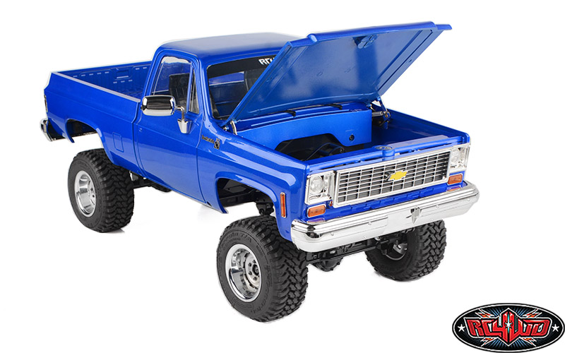 ชุดแต่งบอดี้แข็ง Z-S0157 : RC4WD ชุดบานพับฝากระโปรงแบบมีสปริงสำหรับรถ RC4WD Chevrolet Blazer และ K10 - Image 7