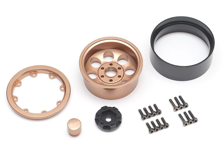 ล้อ1.9 BRW780917BZ : BoomRacing KRAIT™ 1.9 Terra Classic ล้อบีดล็อคอะลูมิเนียมแบบหน้าลึก 8 รู ขนาด 1.9" พร้อมฮับ XT601 (ชุด 2 ชิ้น) สีบรอนซ์ - Image 3