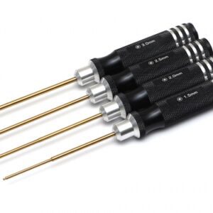 เครื่องมือ BRT10029 :  Boom Racingชุดไขควงหัวบอลหกเหลี่ยม (Allen Ball Hex) แบบเมตริก 4 ชิ้น ขนาด 1.5 / 2.0 / 2.5 / 3.0 มม.