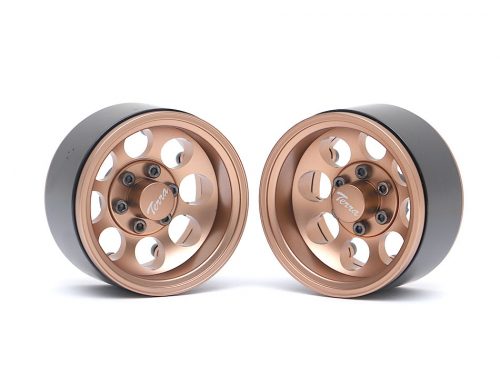 ล้อ1.9 BRW780917BZ : BoomRacing KRAIT™ 1.9 Terra Classic ล้อบีดล็อคอะลูมิเนียมแบบหน้าลึก 8 รู ขนาด 1.9" พร้อมฮับ XT601 (ชุด 2 ชิ้น) สีบรอนซ์