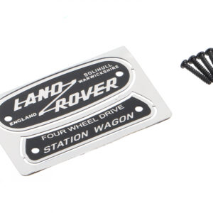 โลโก้ BRX02375 :  Boom Racing Emblem Set (Stainless Steel) for Series Land Rover® Station Wagon for BRX02 88