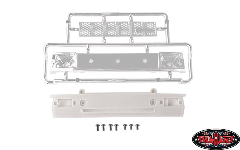 ชุดแต่งบอดี้แข็ง Z-B0002 : RC4WD ชิ้นส่วนกรอบกระจังหน้ารุ่น Mojave II โครเมียม สำหรับรถ Toyota Pickup ปี 1982