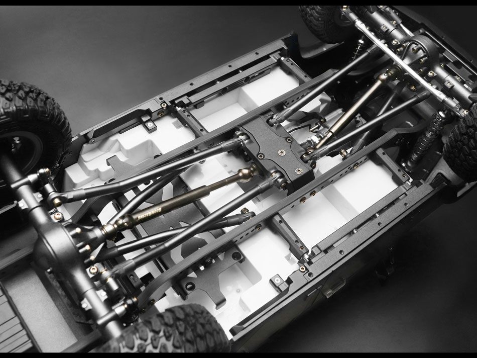 รถสเกลชุดคิท BR8004 : Boom Racing ชุดแชสซีร์ สเกล 1/10 4WD แบบลิ้งค์ สำหรับบอดี้ Team Raffee Co. D110 รุ่น BRX02 - Image 16