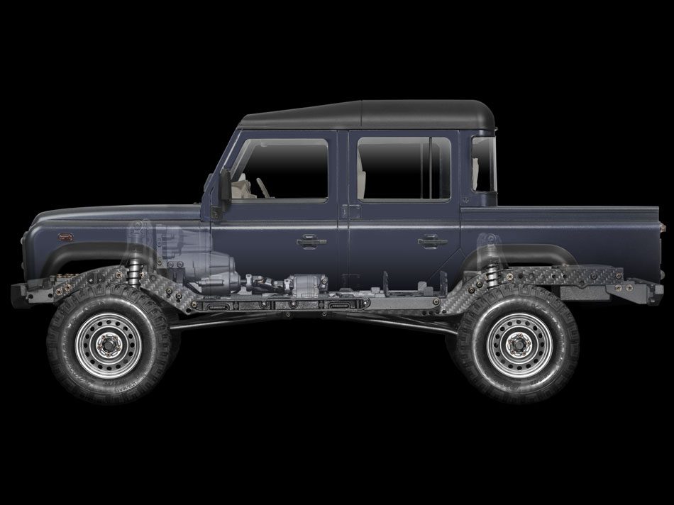 รถสเกลชุดคิท BR8004 : Boom Racing ชุดแชสซีร์ สเกล 1/10 4WD แบบลิ้งค์ สำหรับบอดี้ Team Raffee Co. D110 รุ่น BRX02 - Image 14