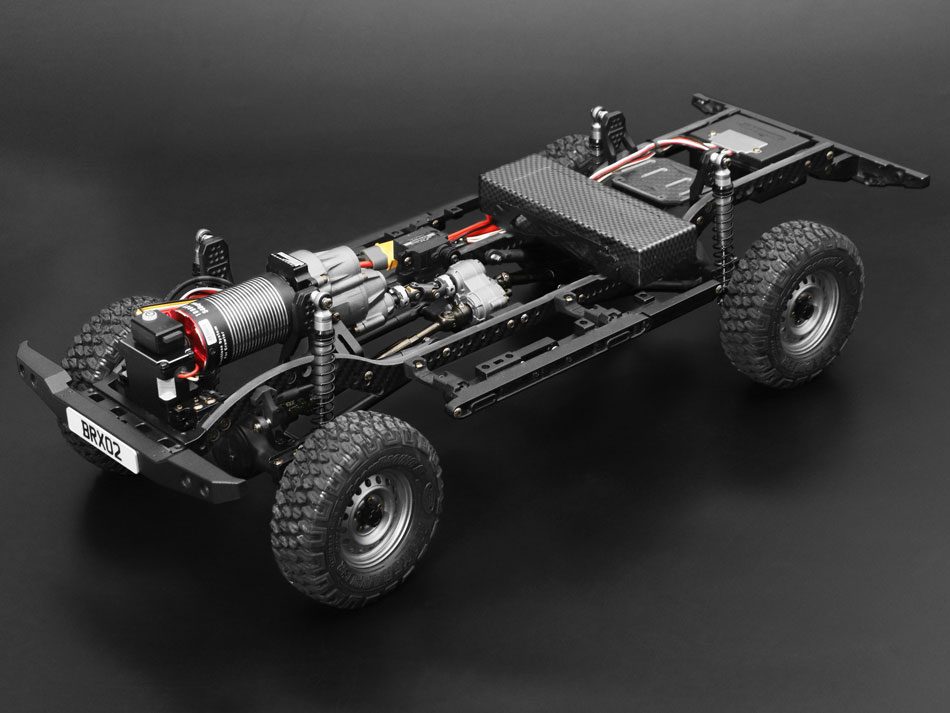 รถสเกลชุดคิท BR8004 : Boom Racing ชุดแชสซีร์ สเกล 1/10 4WD แบบลิ้งค์ สำหรับบอดี้ Team Raffee Co. D110 รุ่น BRX02 - Image 11