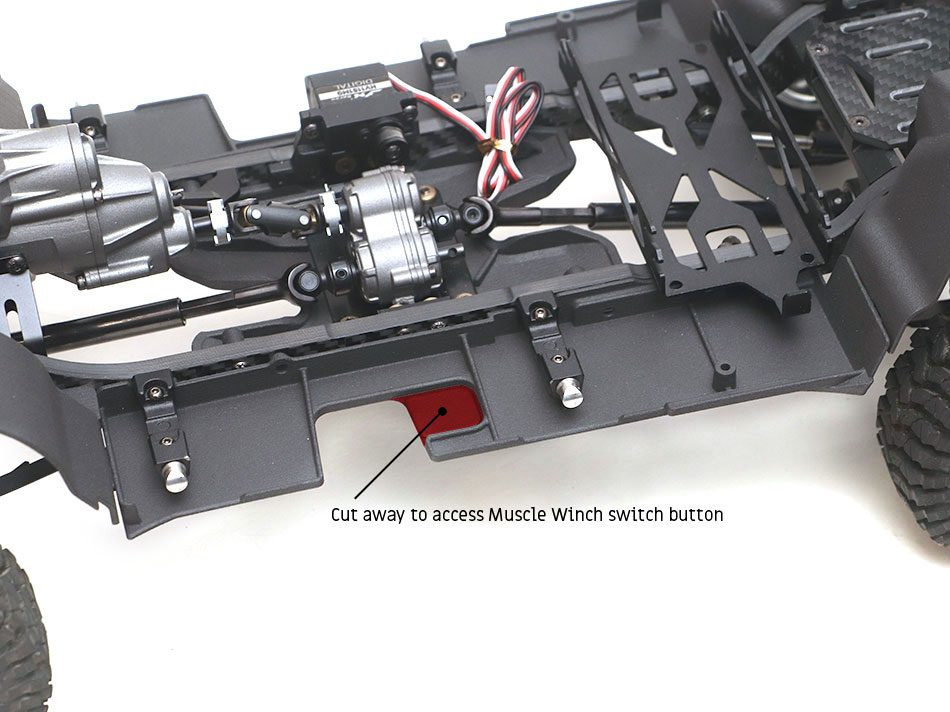 รถสเกลชุดคิท BR8004 : Boom Racing ชุดแชสซีร์ สเกล 1/10 4WD แบบลิ้งค์ สำหรับบอดี้ Team Raffee Co. D110 รุ่น BRX02 - Image 9