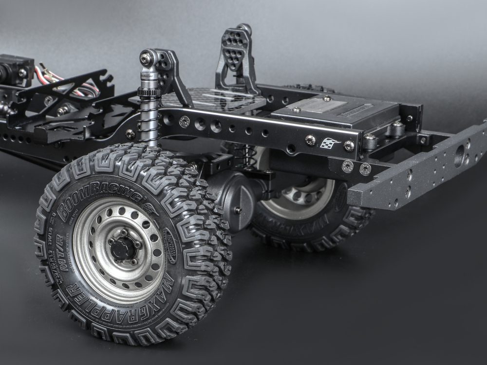 รถสเกลชุดคิท BR8004 : Boom Racing ชุดแชสซีร์ สเกล 1/10 4WD แบบลิ้งค์ สำหรับบอดี้ Team Raffee Co. D110 รุ่น BRX02 - Image 7