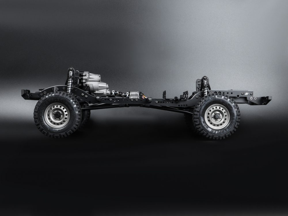 รถสเกลชุดคิท BR8004 : Boom Racing ชุดแชสซีร์ สเกล 1/10 4WD แบบลิ้งค์ สำหรับบอดี้ Team Raffee Co. D110 รุ่น BRX02 - Image 5