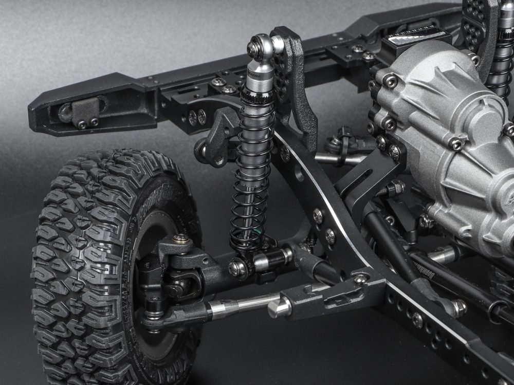 รถสเกลชุดคิท BR8004 : Boom Racing ชุดแชสซีร์ สเกล 1/10 4WD แบบลิ้งค์ สำหรับบอดี้ Team Raffee Co. D110 รุ่น BRX02 - Image 4