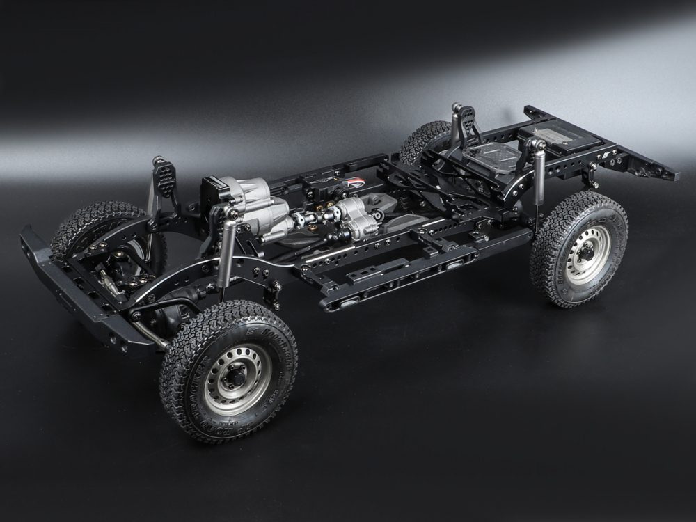 รถสเกลชุดคิท BR8004 : Boom Racing ชุดแชสซีร์ สเกล 1/10 4WD แบบลิ้งค์ สำหรับบอดี้ Team Raffee Co. D110 รุ่น BRX02 - Image 2