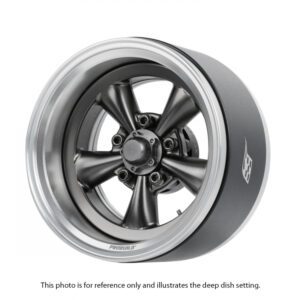 ล้อ1.9 BRPB105CRBK : Boom Racing ProBuild™ ล้อบีดล็อคอะลูมิเนียม 1.9" รุ่น Spin Force Classic ปรับออฟเซ็ตได้ (ชุด 2 ชิ้น) โครม/ดำ